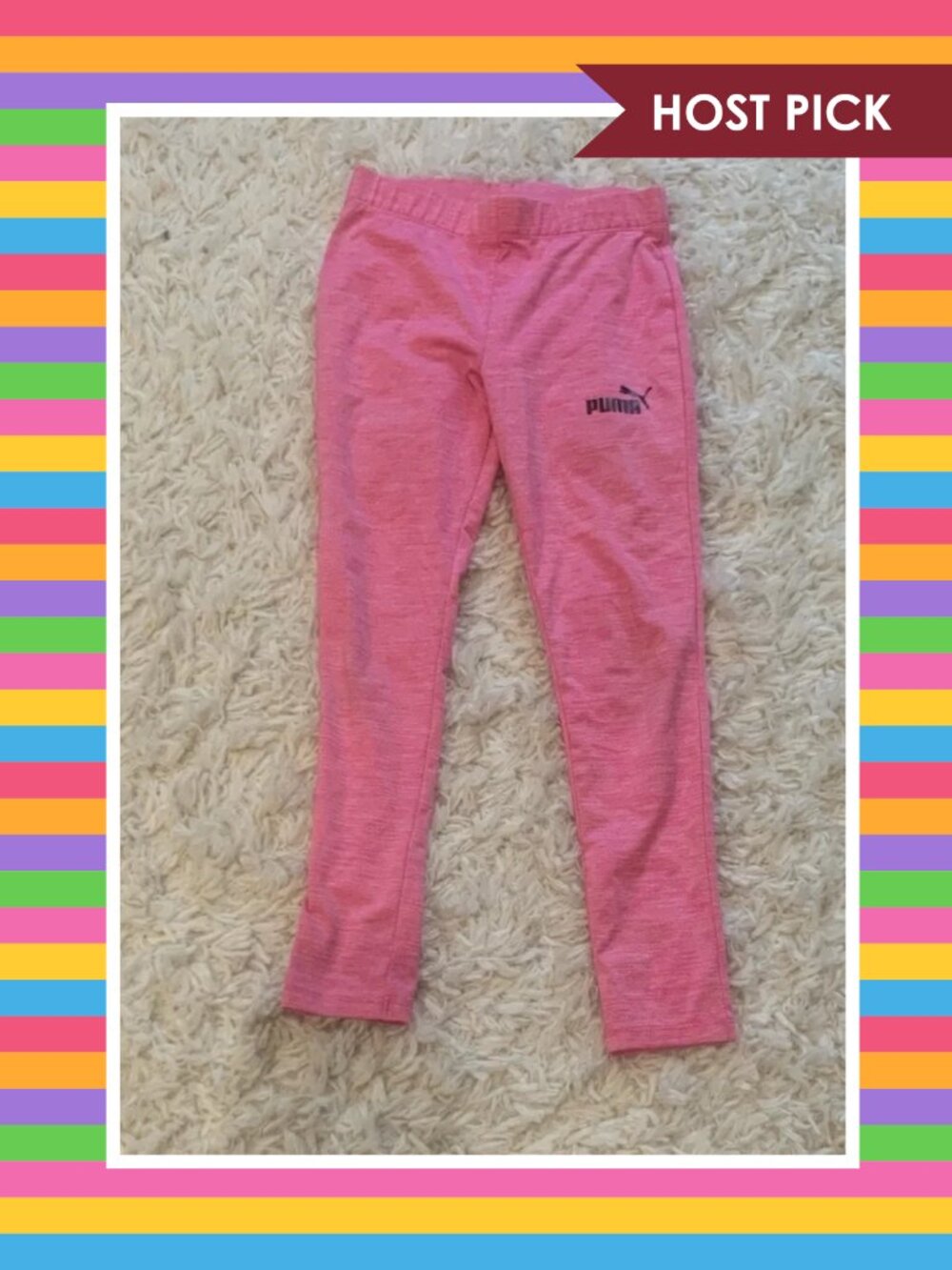 Girls’ Puma Leggings (S, 7/8)